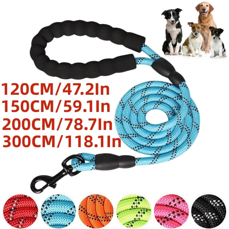 Strong Leashes for Dogs with Soft Handle.
