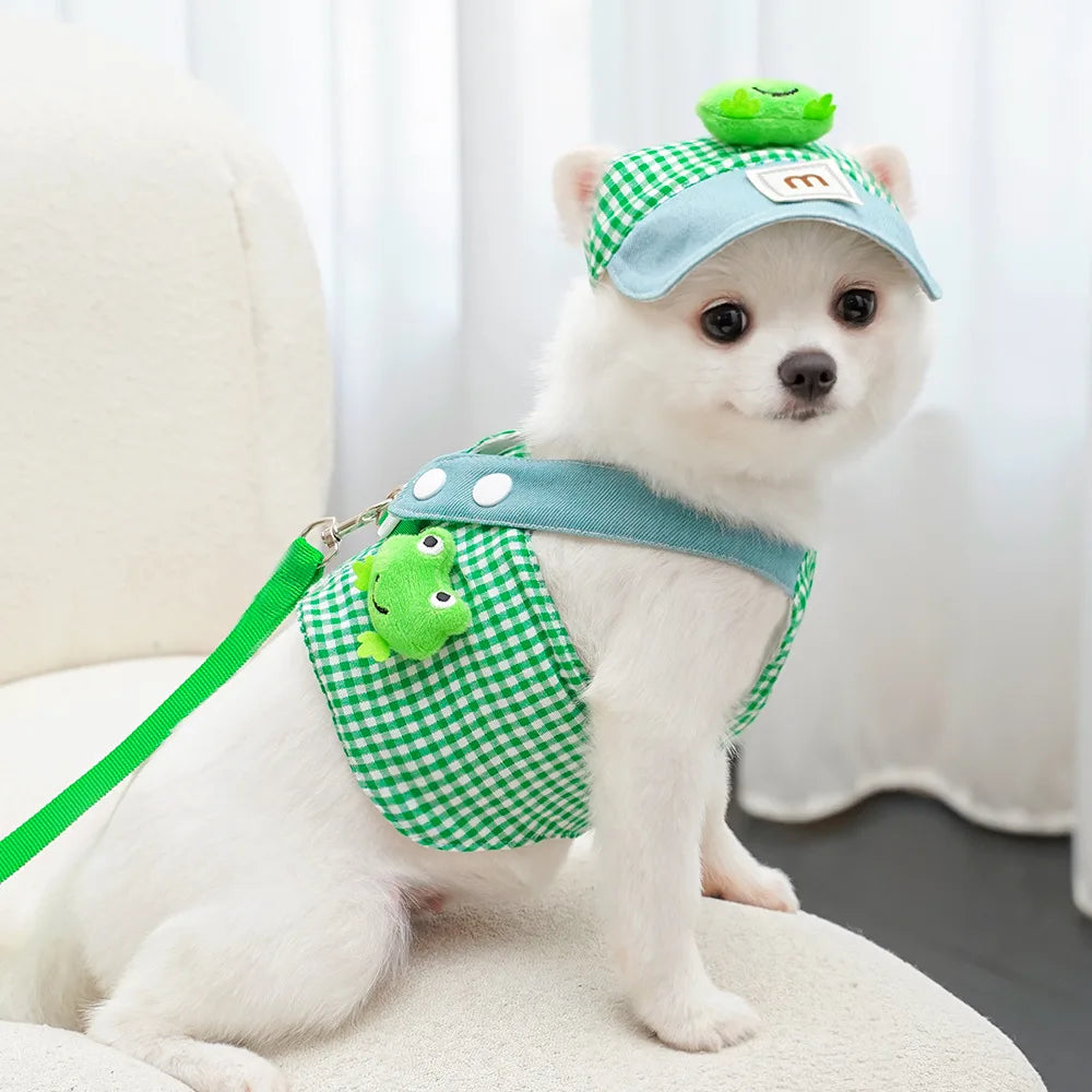 Summer Pet Chest Harness Traction Rope Set.