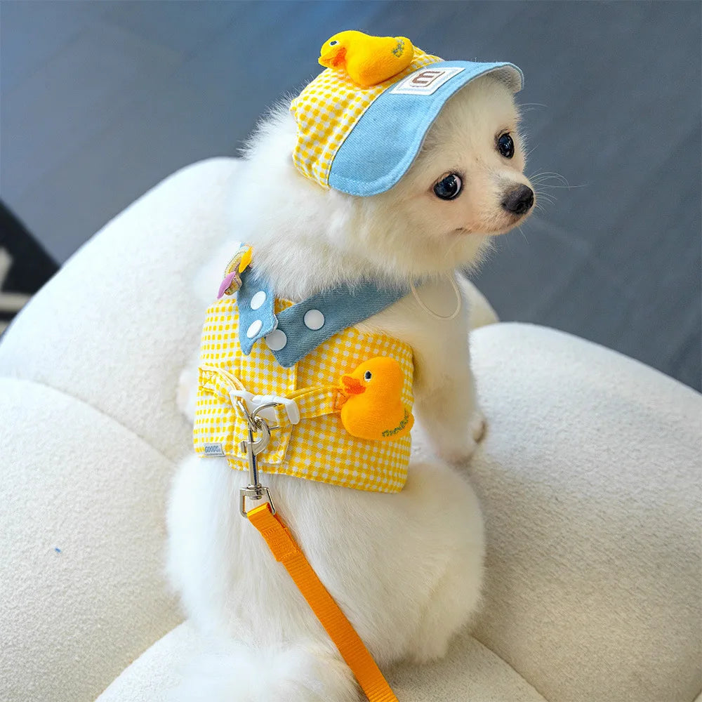 Summer Pet Chest Harness Traction Rope Set.