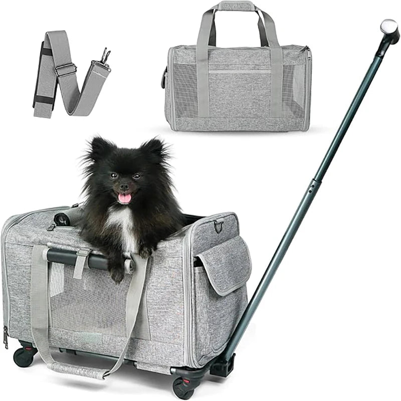 Pet Carrier for Dogs up to 7kg & Cat Airline Approved Dog Carrier