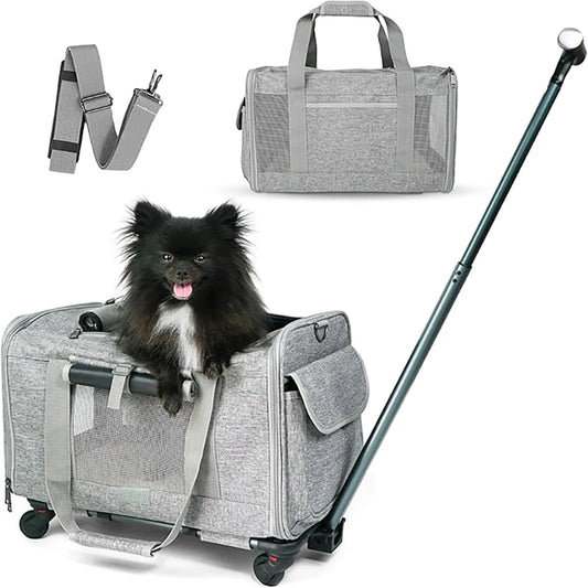 Pet Carrier for Dogs up to 7kg & Cat Airline Approved Dog Carrier