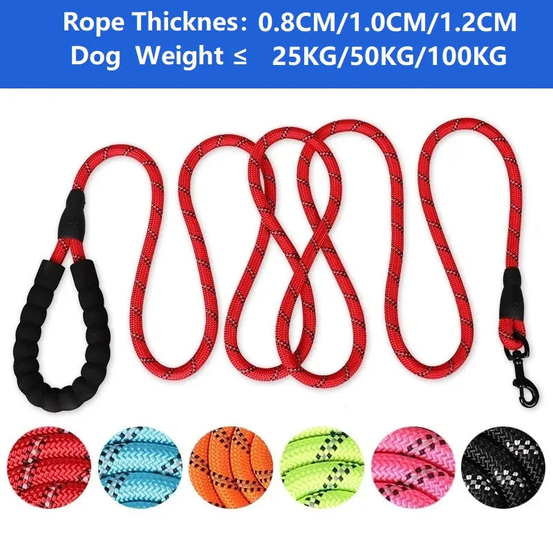 Strong Leashes for Dogs with Soft Handle.