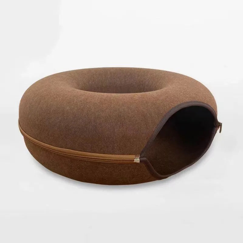 Donut Bed Interactive Tunnel For Cats