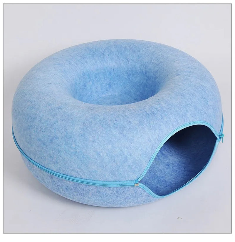 Donut Bed Interactive Tunnel For Cats