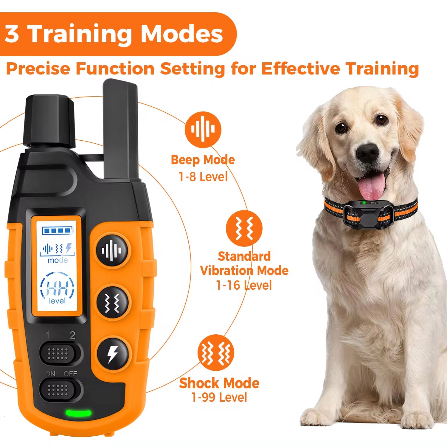 3300Ft Electric Dog Training Collar Remote Control