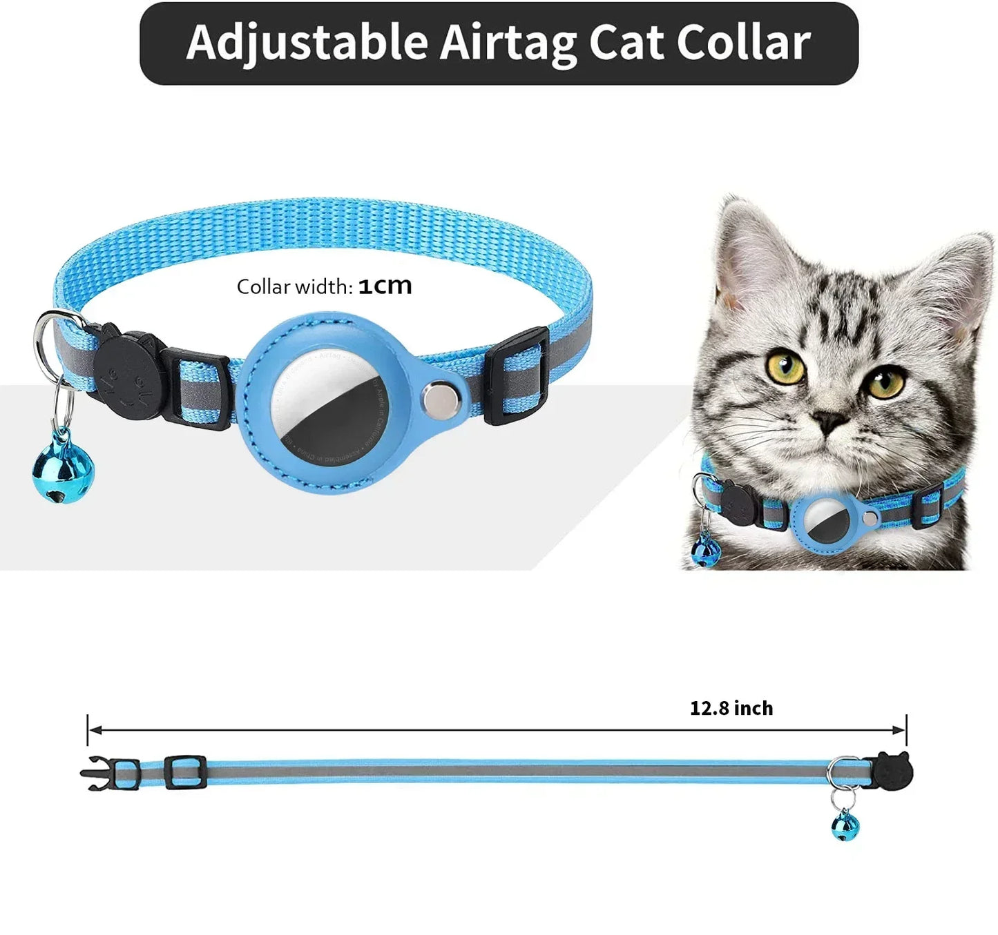 Anti-Lost Cat Collar for AirTag.