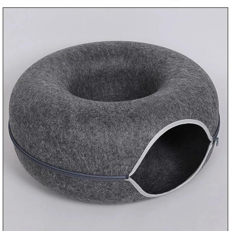Donut Bed Interactive Tunnel For Cats