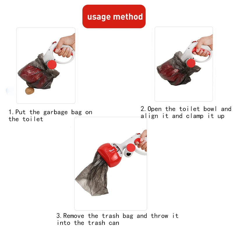 Dog Pooper Scooper Portable Outdoor Cleaner