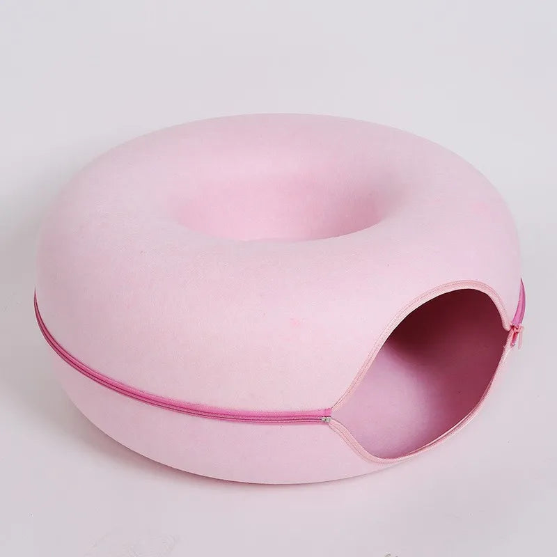 Donut Bed Interactive Tunnel For Cats