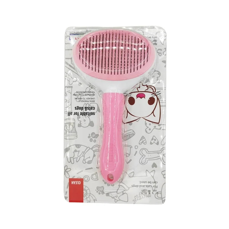 Self-Cleaning Pet Hair Remove Comb Cat Slicker Brush
