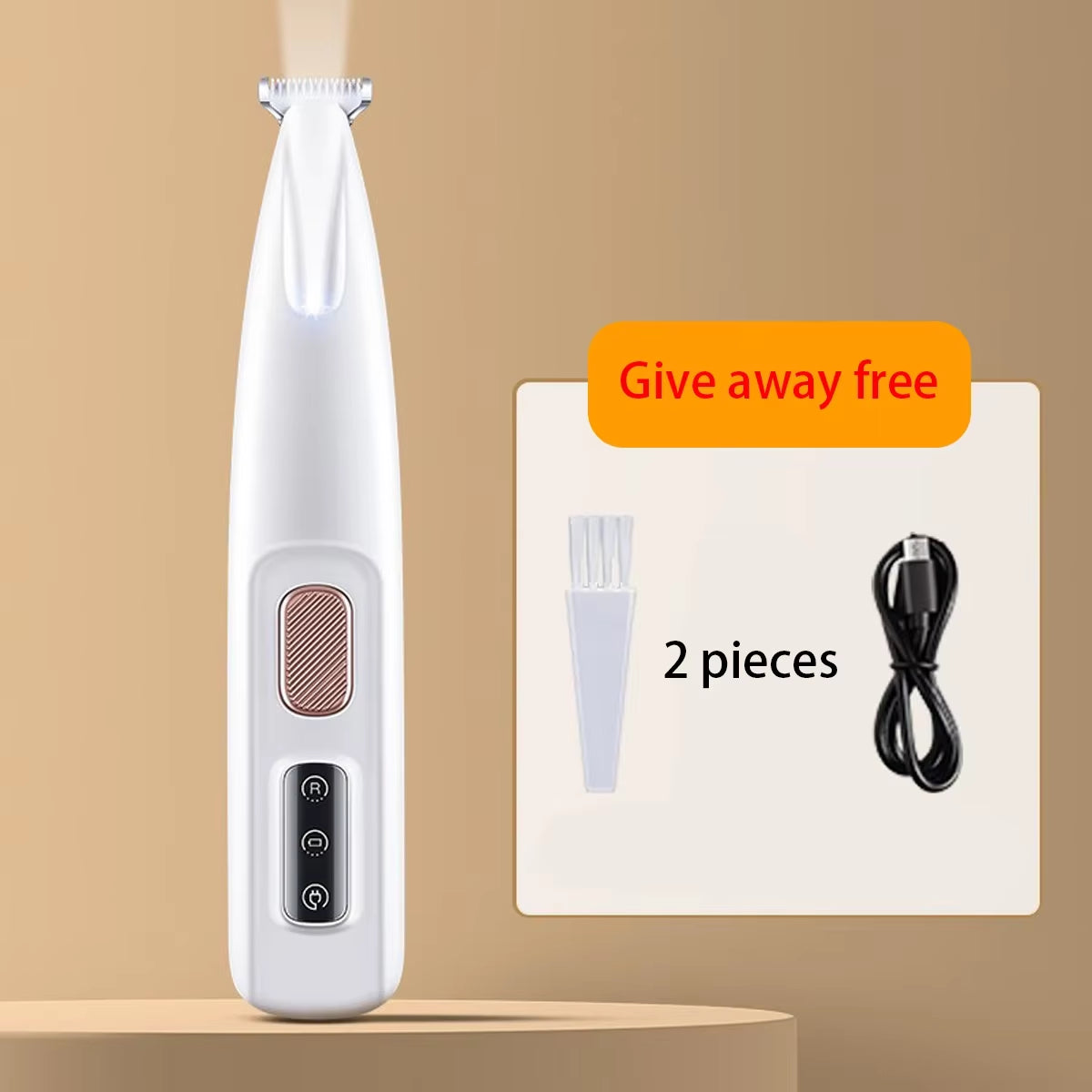 Dog Paw Trimmer with LED Light Fully Waterproof