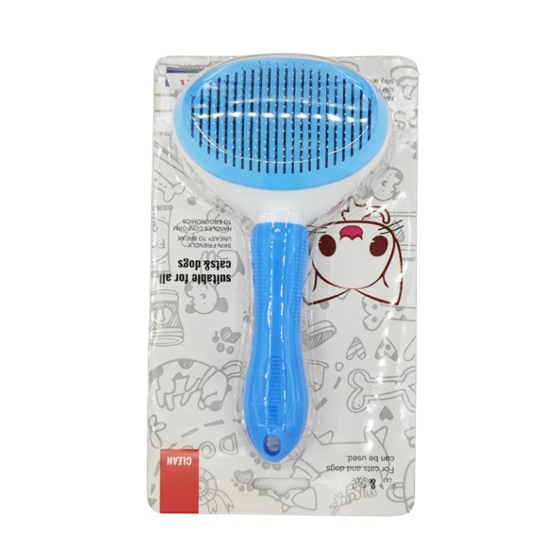 Self-Cleaning Pet Hair Remove Comb Cat Slicker Brush 