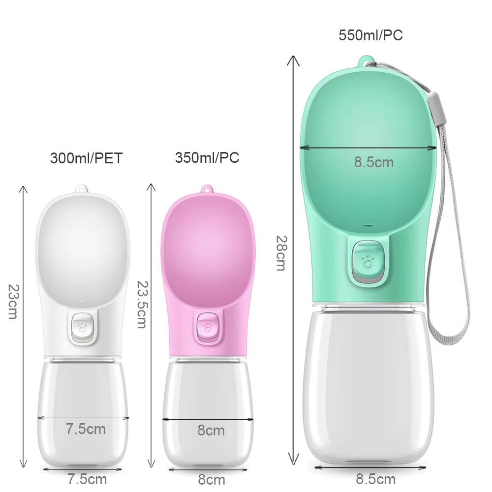 Dog Water Bottle for Dogs Cats 