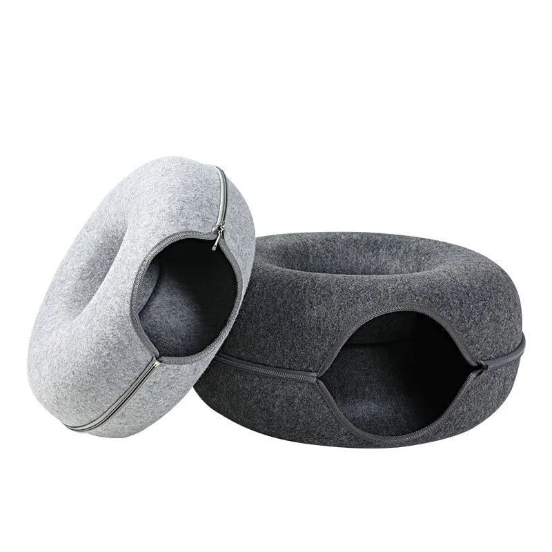 Donut Bed Interactive Tunnel For Cats
