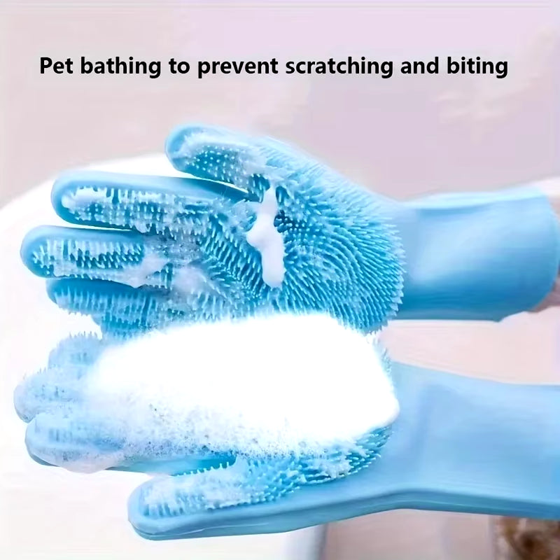 Grooming Cleaning GlovesFor  Dog & Cat Bathing Shampoo Glove 